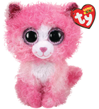 М'яка іграшка TY Beanie Boo's Кошеня Reagan Рожевий 15 см (008421363087)