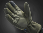 Зимние Мужские Армейские Тактические Перчатки с Ударными Вставками Олива ХL - изображение 9