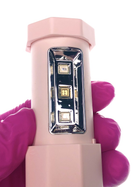 Портативний кишеньковий телескопічний стерилізатор UVС рожевий - зображення 4