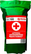 Аптечка медицинская автомобильная Евростандарт в зип пакете (000002301)