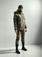 Зимовий костюм 'Terra Hot' зелений піксель жіночий + бафф хакі та рукавички 3XL - зображення 4