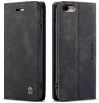 Чохол книжка Caseme з магнітом для iPhone 7 / 8 чорний гаманець