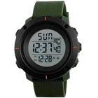 Часы наручные мужские SKMEI 1213AG ARMY GREEN BIG SIZE. Цвет: зеленый