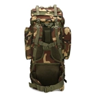 Рюкзак тактичний AOKALI Outdoor A21 Camouflage Green армійська сумка 65L - зображення 4