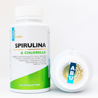 Комплекс спіруліни та хлорели Spirulina та Chlorella ABU 220 таблеток (4820255570853) - зображення 4
