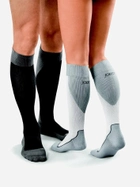 Pończochy uciskowe Jobst Sport Sock Black Grey M (4042809475487) - obraz 1
