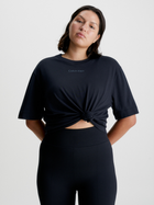 Koszulka damska bawełniana Calvin Klein 00GWS3K104-BAE XL Czarna (8720107267602) - obraz 3