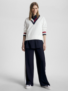 Пуловер жіночий Tommy Hilfiger WW0WW39006-YBL L Бежевий (8720644313978) - зображення 3