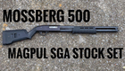 Приклад Magpul SGA для Mossberg 500/590/590A1 - Stealth Gray - зображення 7