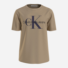 Koszulka męska Calvin Klein Jeans J320806 XL Beżowa (8720108067607) - obraz 1