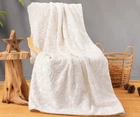 Плед Cotton box. Emboss Krem-220х240