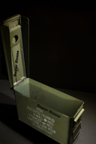 Ящик короб футляр для патронов гранат боеприпасов армейский военный Нато металический огнеупорный - изображение 3
