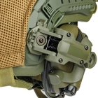 Комплект: тактичный шлем - каска Fast системой Wendy пуленепробиваемый, кевларовый, защита по NATO - NIJ IIIa (ДСТУ кл.1), размер M-L и оригинальные наушники Earmor M32Н с креплением "чебурашка" (FWOKMulEm32hCh1) - изображение 8