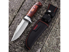 Нож охотничий походный с деревянной рукоятью в чехле 168140 - изображение 11