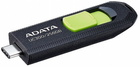 Pendrive ADATA UC300 256GB USB 3.2 Czarny/Zielony (4711085939142) - obraz 3