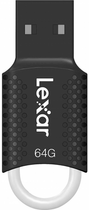 Pendrive Lexar JumpDrive V40 64GB USB 2.0 Czarny (843367105229) - obraz 1