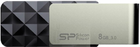 Флеш пам'ять Silicon Power Blaze B30 8GB USB 3.0 Black (4712702632170) - зображення 2