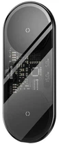 Бездротовий зарядний пристрій Baseus Digital LED Display 2-in-1 20W WXSX010101 Black