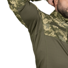 Рубашка тактическая боевая универсальная для силовых структур CM Blitz Камуфляж/Олива (7020), XL (OPT-24931) - изображение 11