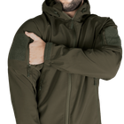 Куртка тактическая износостойкая облегченная для силовых структур SoftShell 2.0 Олива (6581), M (OPT-30681) - изображение 4