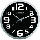 Zegar ścienny Esperanza Zurich EHC013K Black - obraz 1