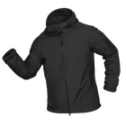 Куртка тактическая демисезонная мужская для силовых структур Stalker SoftShell Черная (7226), XL (OPT-34521) - изображение 1