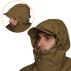 Куртка тактична демісезонна чоловіча для силових структур Stalker SoftShell Койот (7346), S (OPT-34521) - зображення 5