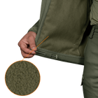 Куртка тактическая демисезонная мужская для силовых структур Stalker SoftShell Олива (7225), L (OPT-34521) - изображение 7