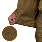 Куртка тактическая демисезонная мужская для силовых структур Stalker SoftShell Койот (7346), M (OPT-34521) - изображение 7