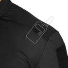 Поло футболка тактична тактична чоловіча з довгим рукавом для силових структур Paladin Чорна (7367), XXXL (OPT-10501) - зображення 6