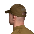 Бейсболка тактична формена кепка для силових структур CM Tactic Twill 50/50 Койот (7354) (OPT-5221) - зображення 3