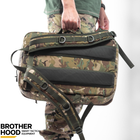 Рюкзак для дронов защитный тактический универсальный для силовых структур Brotherhood M 16л (OPT-39001) - изображение 5