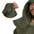 Куртка тактическая демисезонная мужская для силовых структур Stalker SoftShell Олива (7225), XXL (OPT-34521) - изображение 6