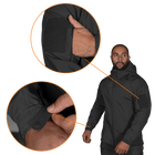 Куртка тактическая демисезонная мужская для силовых структур Stalker SoftShell Черная (7226), XXXL (OPT-34521) - изображение 4