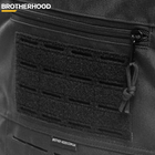 Рюкзак для дронів захисний універсальний для силових структур Brotherhood Чорний M 16л (OPT-39001) - зображення 10