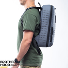 Рюкзак для дронов защитный тактический универсальный для силовых структур Brotherhood Серый M 16л (OPT-39001) - изображение 7