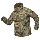 Куртка тактическая демисезонная мужская для силовых структур CM Stalker SoftShell Мультикам (7089), XXL (OPT-36451)