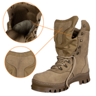 Берці тактичні зимові високі утеплені черевики для силових структур Raptor Койот (6617), 40 (OPT-31601) - зображення 4