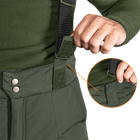 Штаны тактические зимние утепленные мужские брюки для силовых структур Patrol Taslan Олива (7355), XXXL (OPT-36701) - изображение 5