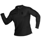 Поло футболка тактическая мужская с длинным рукавом для силовых структур Paladin Черная (7367), L (OPT-10501) - изображение 1