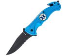 Спасательный Складной Нож Mil-Tec Rescue Blue 15323003 - изображение 1