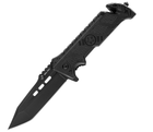 Рятувальний Складаний Ніж Mil-Tec Star Black 15319600