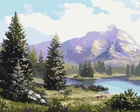 Картина за номерами Прекрасні гори (BS44473) Brushme 40x50 см Brushme