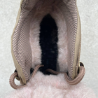 Тактичні жіночі черевики Kindzer з гербом тризуб шкіряні натуральне хутро 39 койот - зображення 8