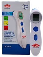 Bezdotykowy termometr na podczerwień Ico Non-Contact Infrared Forehead Thermometer DET-306 (8430442009286) - obraz 1