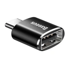 Перехідник-адаптер Baseus USB Female To Type-C Male OTG Adapter Converter Black (YM0347)