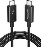 Кабель зарядный Ugreen Type-C Thunderbolt 4 100 W 8K при 60 Гц 0.8 м Black (US501)