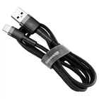 Кабель зарядный Lightning Baseus Halo Data Cable USB For iP 1.5A 2 м Gray/Black (YM0315)