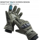 Тактические перчатки зимние утепленные touchscreen военные Combat WinterTouch Хаки - изображение 3