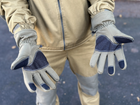 Зимові рукавички теплі Tactic тактичні рукавички софт шел утеплені, рукавички soft shell олива (XL) - зображення 5